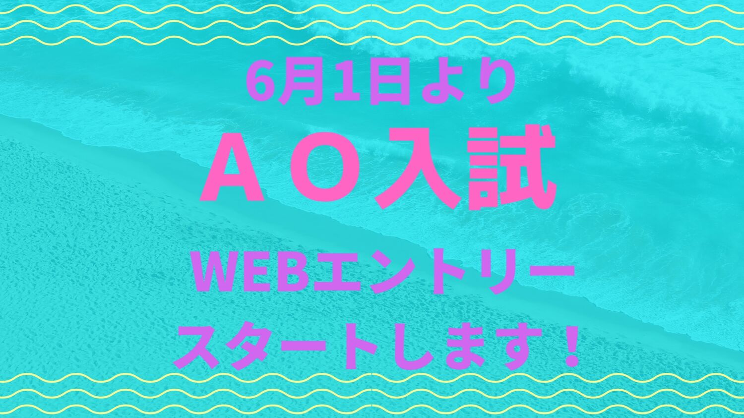 6月1日よりスタート！